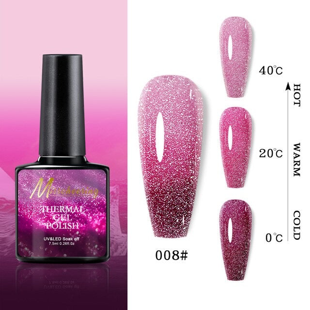 Thermal Nail Gel Polish Temperature Changing Colors - Theresia Cosmetics - Theresia Cosmetics