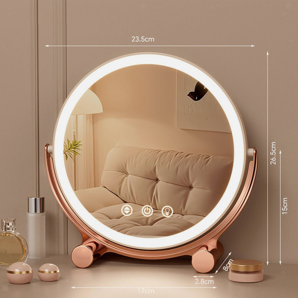 Cosmetic Adjustable led Mirror