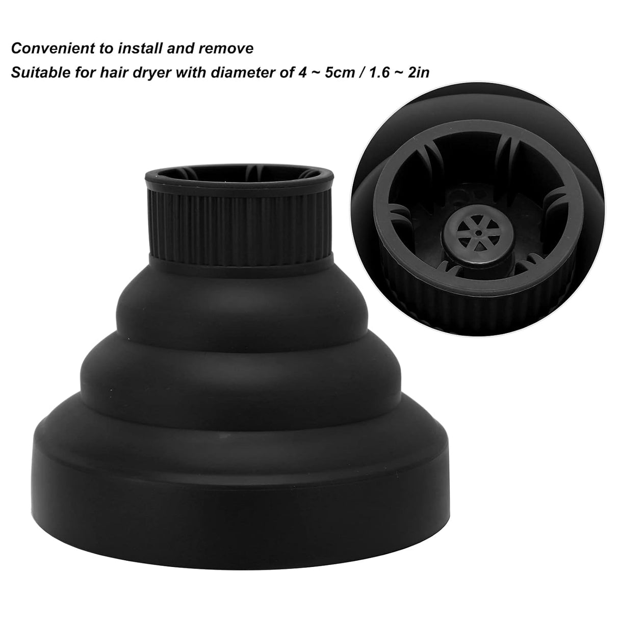 Universal Hair Dryer Diffuse - Easy Storage