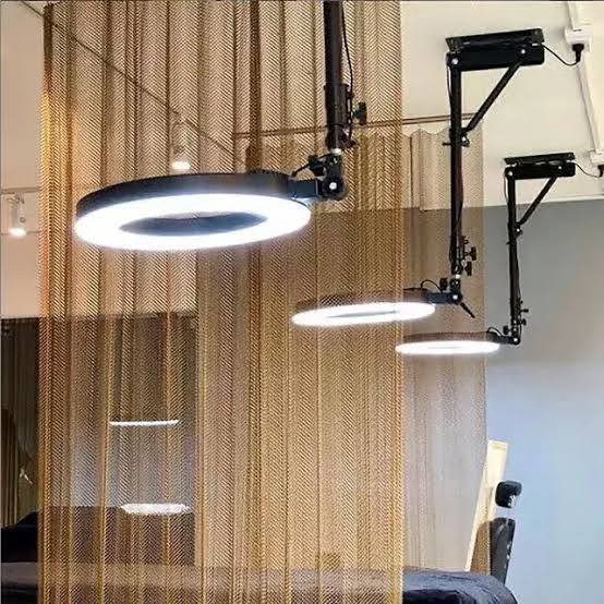 Barber Ring Light Wall Mount