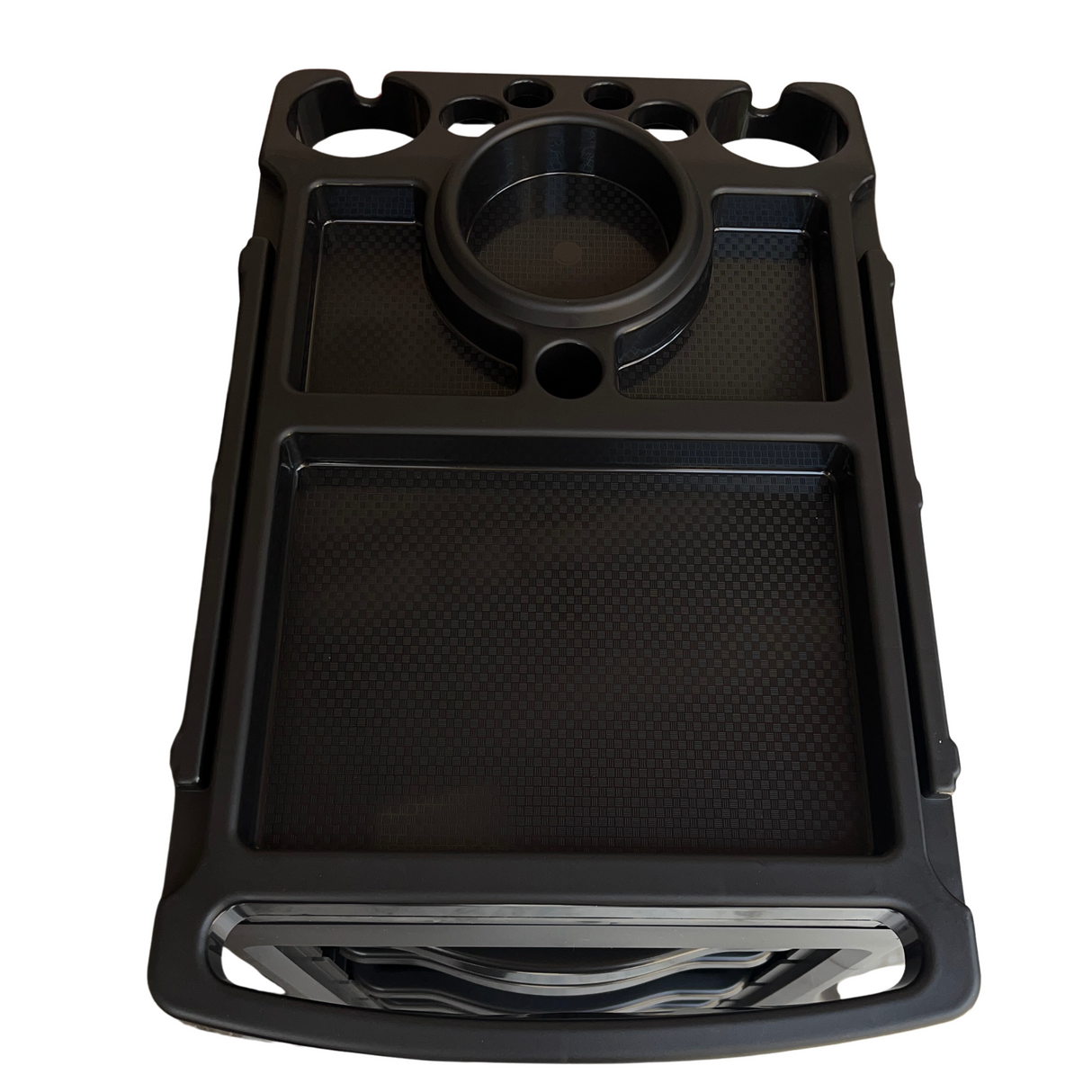 Salon Trolley Full Black Hard Plastic and good Wheels