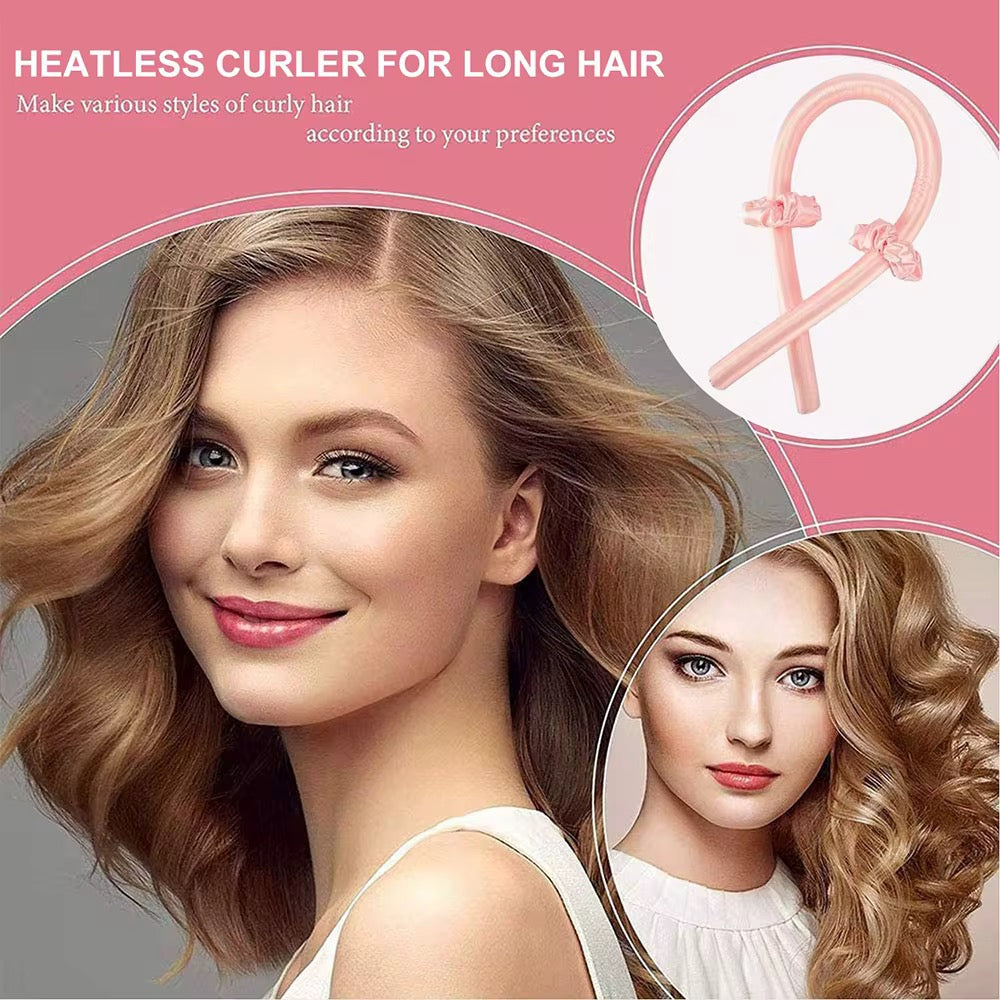 Professional Rubber Satin curler HeadBand
