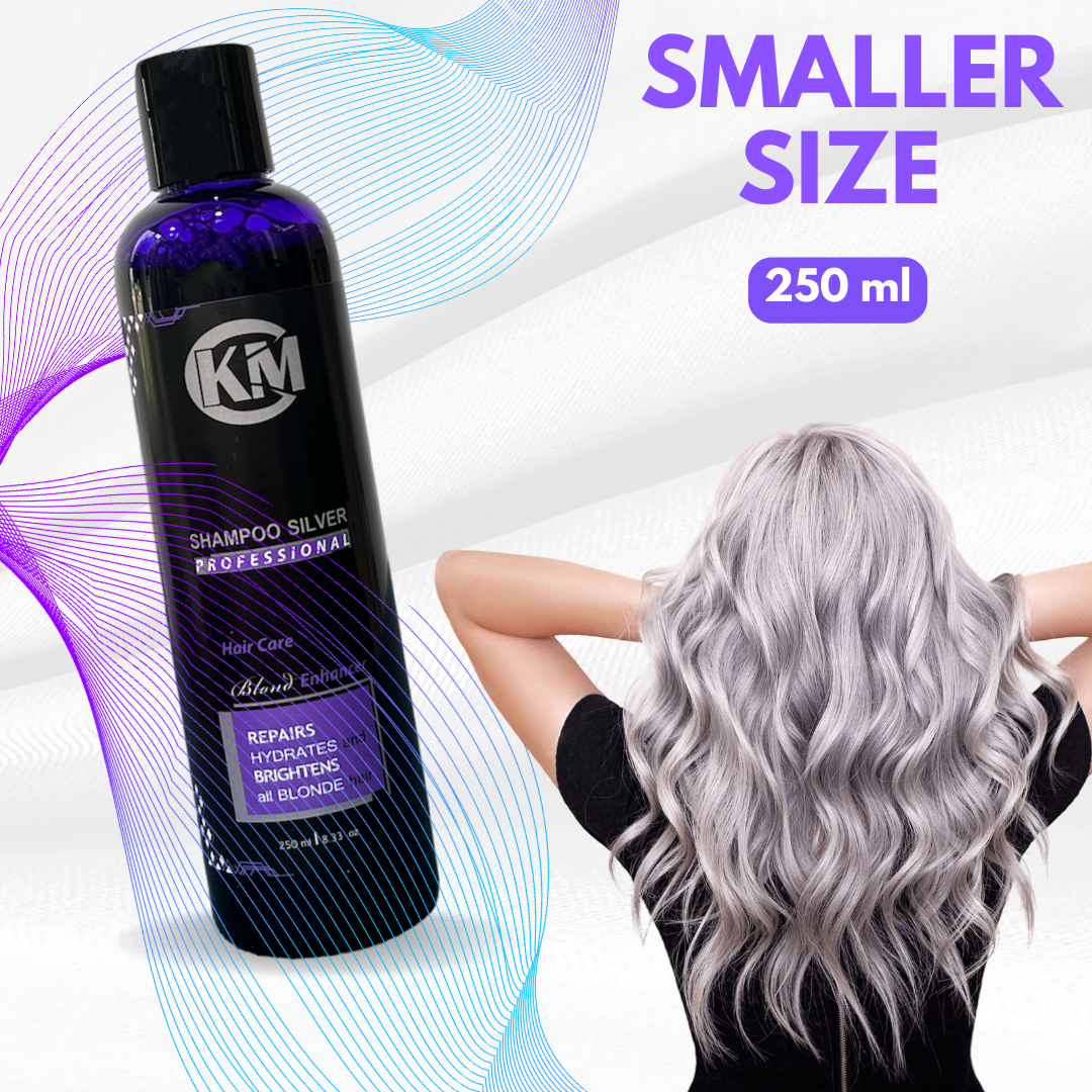 KM - Professional Shampoo Silver No Yellow Effects - Theresia Cosmetics - Shampoo silver - Theresia Cosmetics
