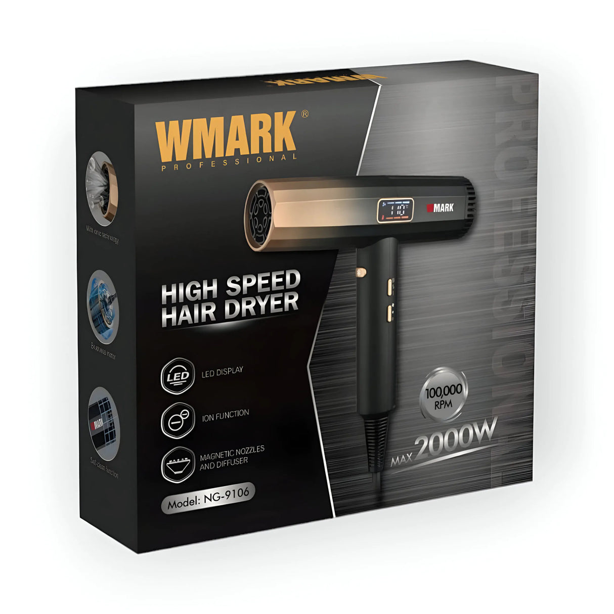 Wmark NG-9106 Brushless Motor Hair Dryer