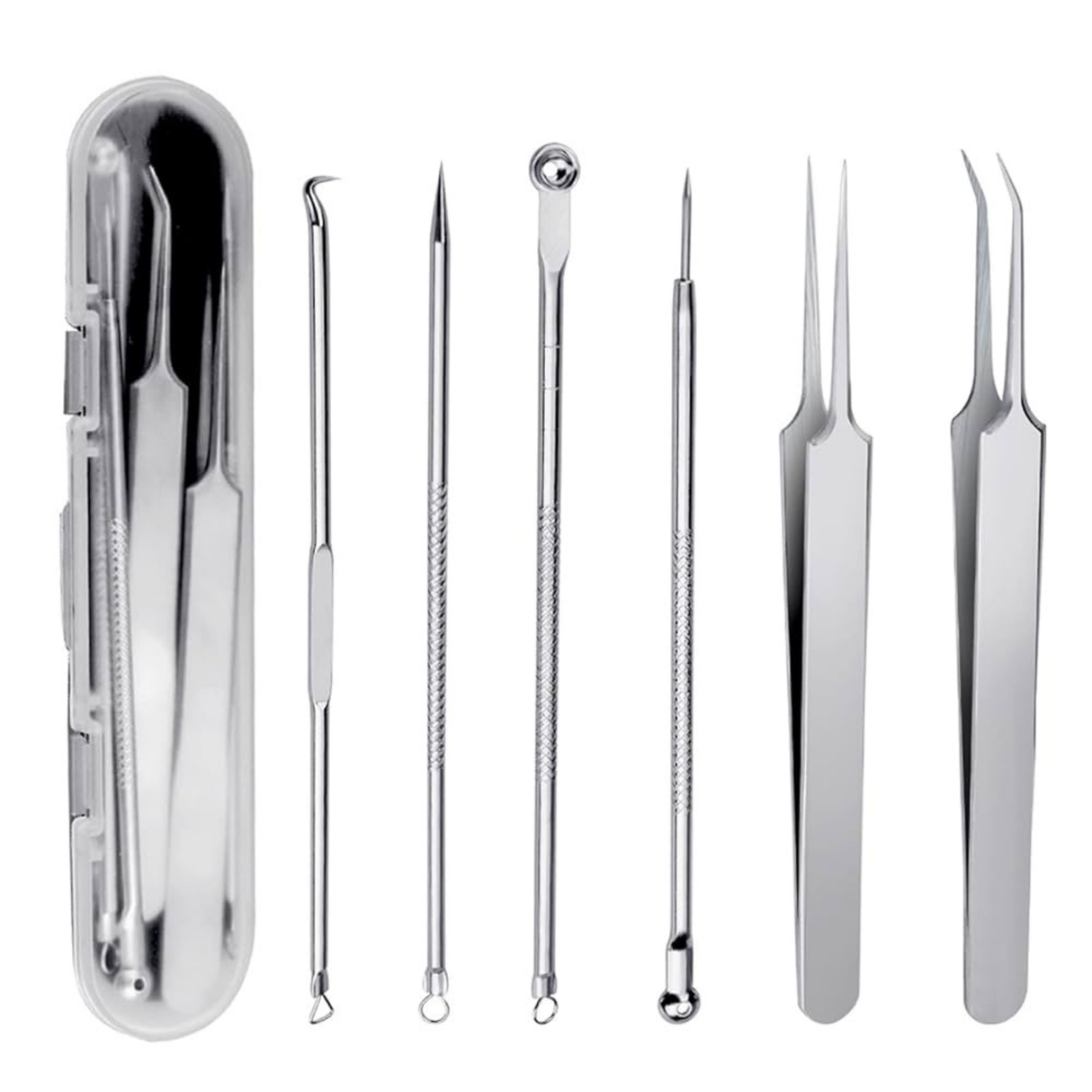 Pack of 6 Blackhead Remover with Storage Box