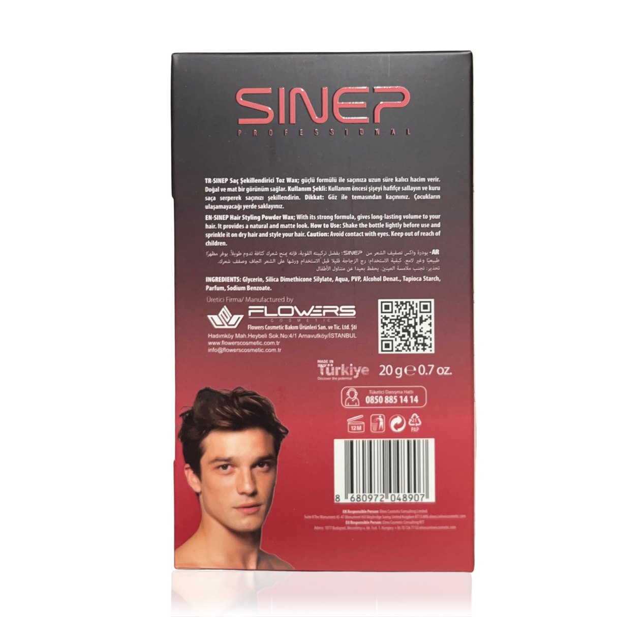 Sinep Hair Styling Powder Extra Volumizer Matte Effect - 20g