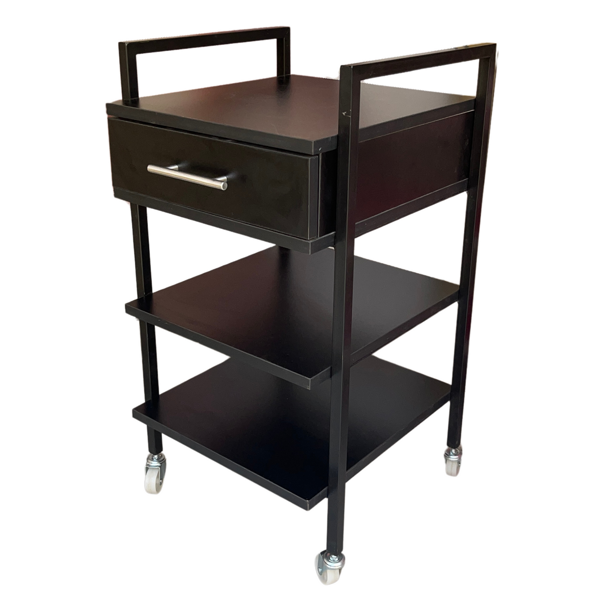 Salon wooden Black trolley