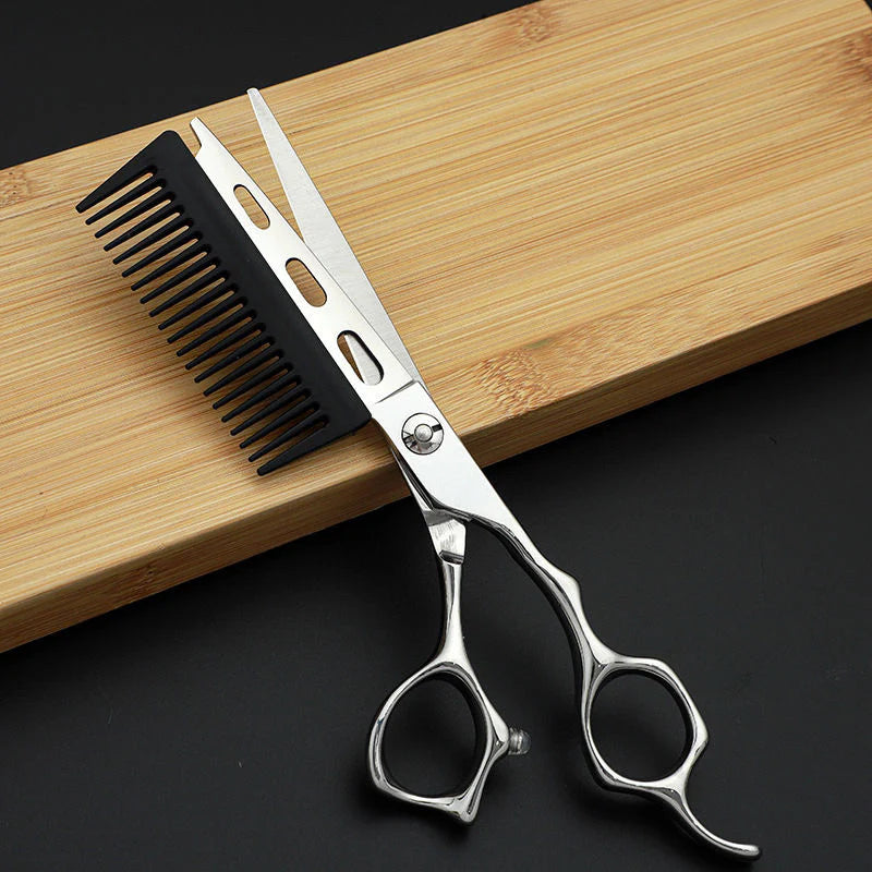Professional Scissors + Comb New Salon 6 inches Scissor