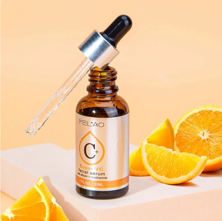 Melao Vitamin C Serum with Arbutin: Brightens skin, treats pigmentations. Vegan formula for all skin types. - Theresia Cosmetics - skin care - Theresia Cosmetics