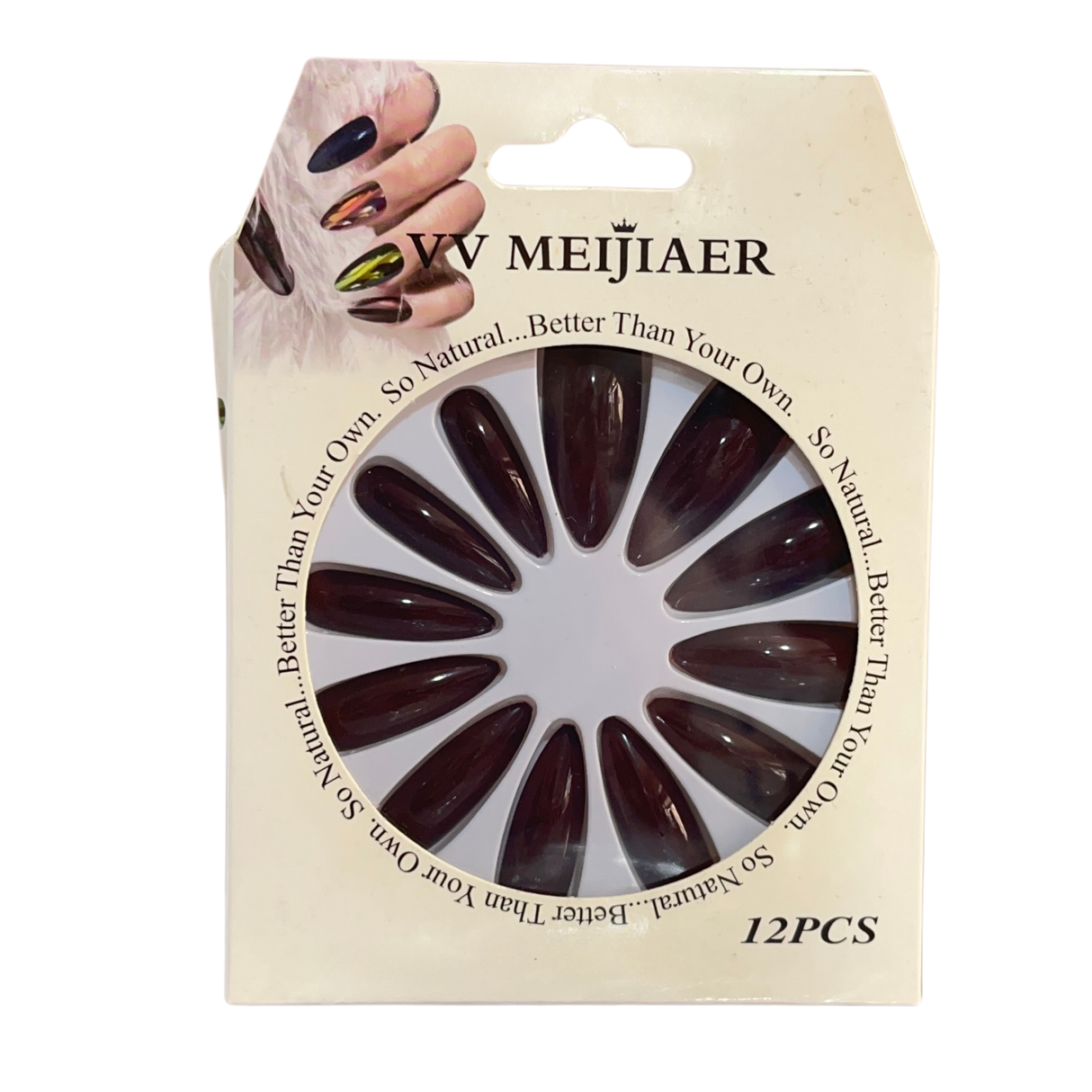 VV MEIJIAER 12 Pcs Nail Design With Glue