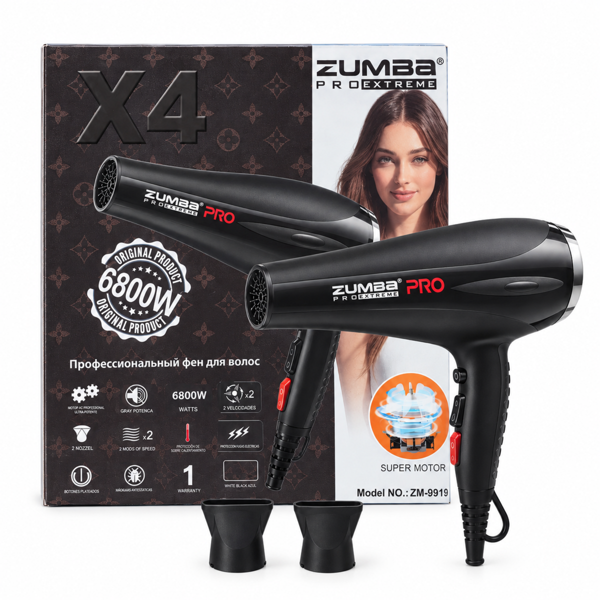Zumba ProExtreme Hair Dryer 2000w