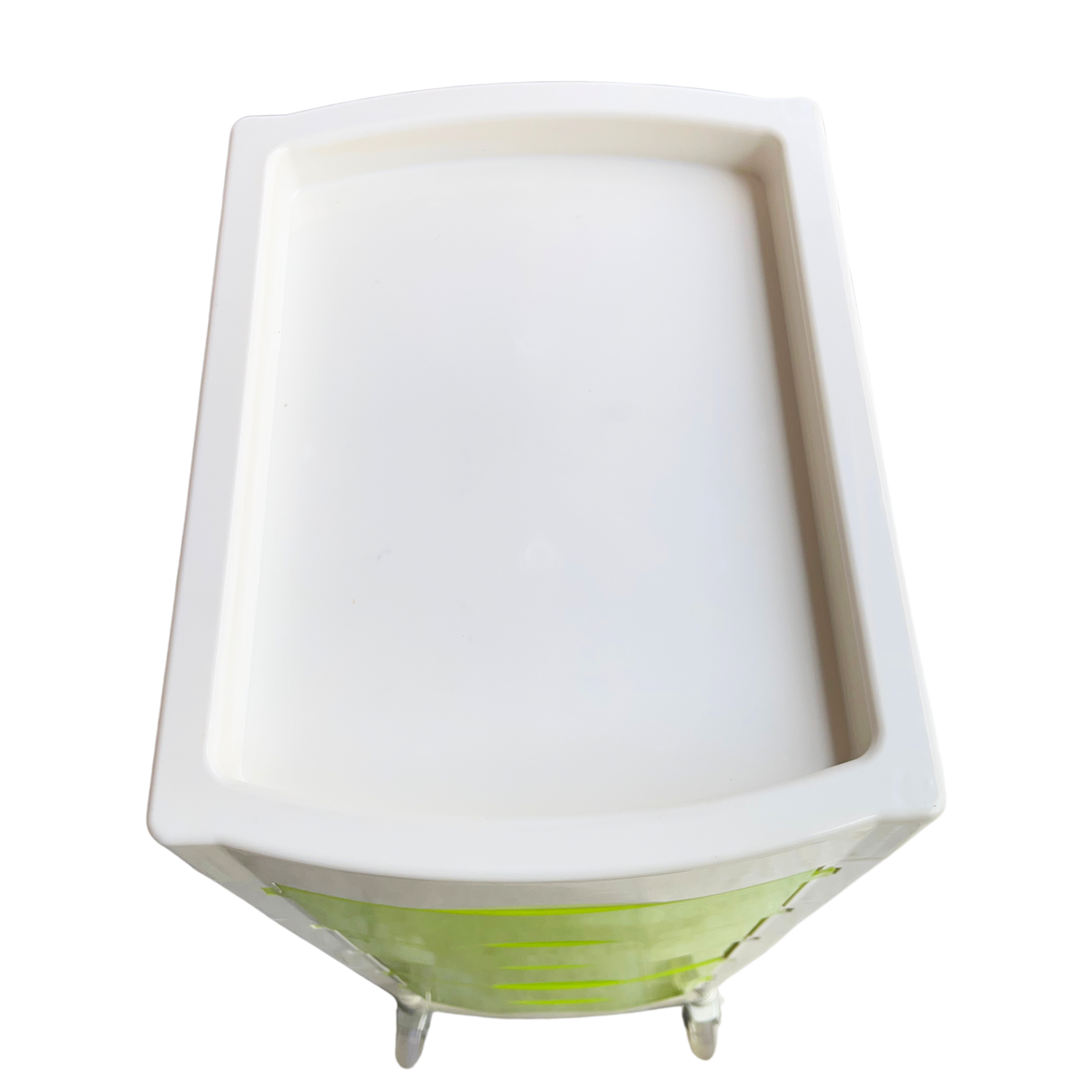 White and green Salon Trolley