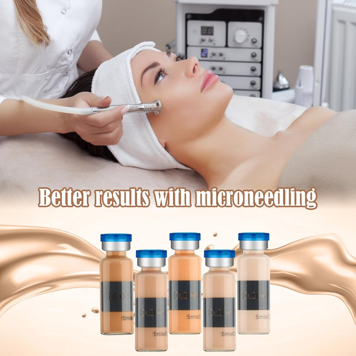 BB Glow Starter Kit – Anti-Aging Serum & Pigments Set with Niacinamide & Peptides (10 x 5ml)