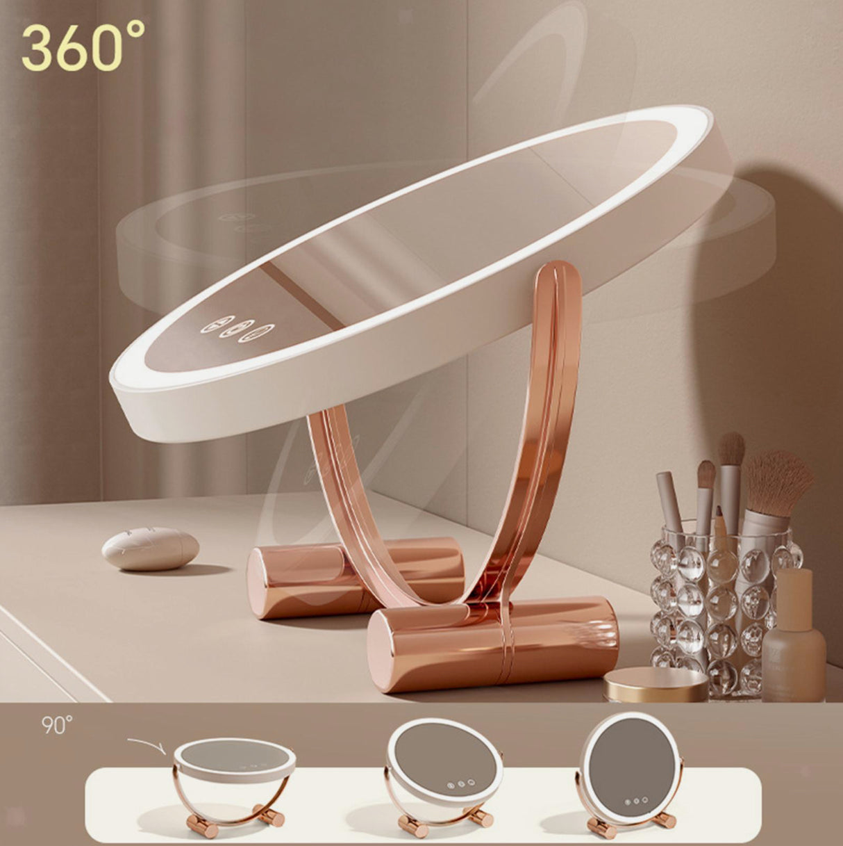 Cosmetic Adjustable led Mirror