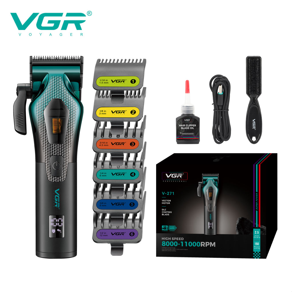 VGR V-271 Hair Clipper 8000-11000 RPM Vector