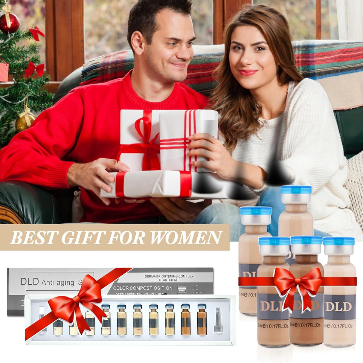 BB Glow Starter Kit – Anti-Aging Serum & Pigments Set with Niacinamide & Peptides (10 x 5ml)