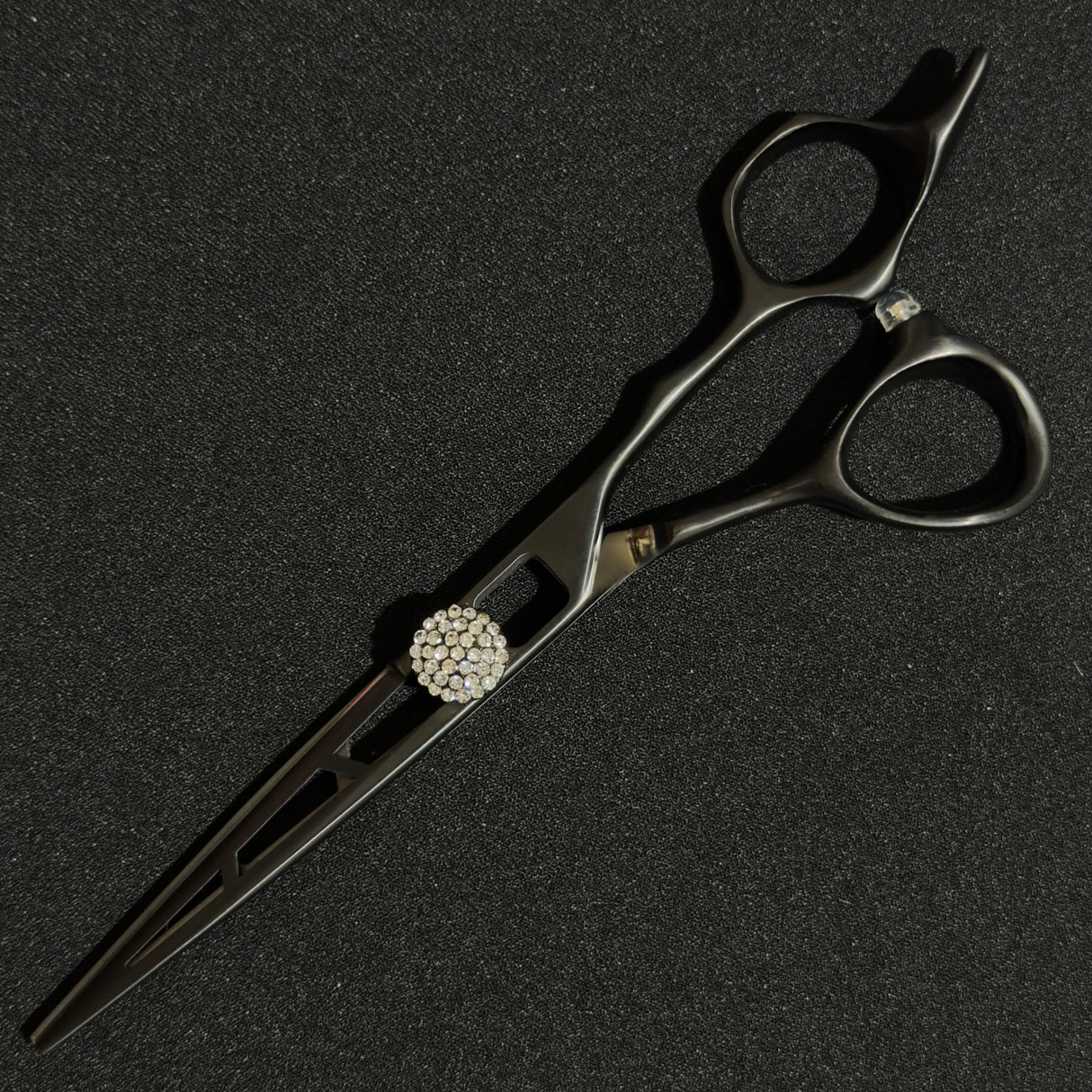 Black Crystal 6” Salon 440c Scissor