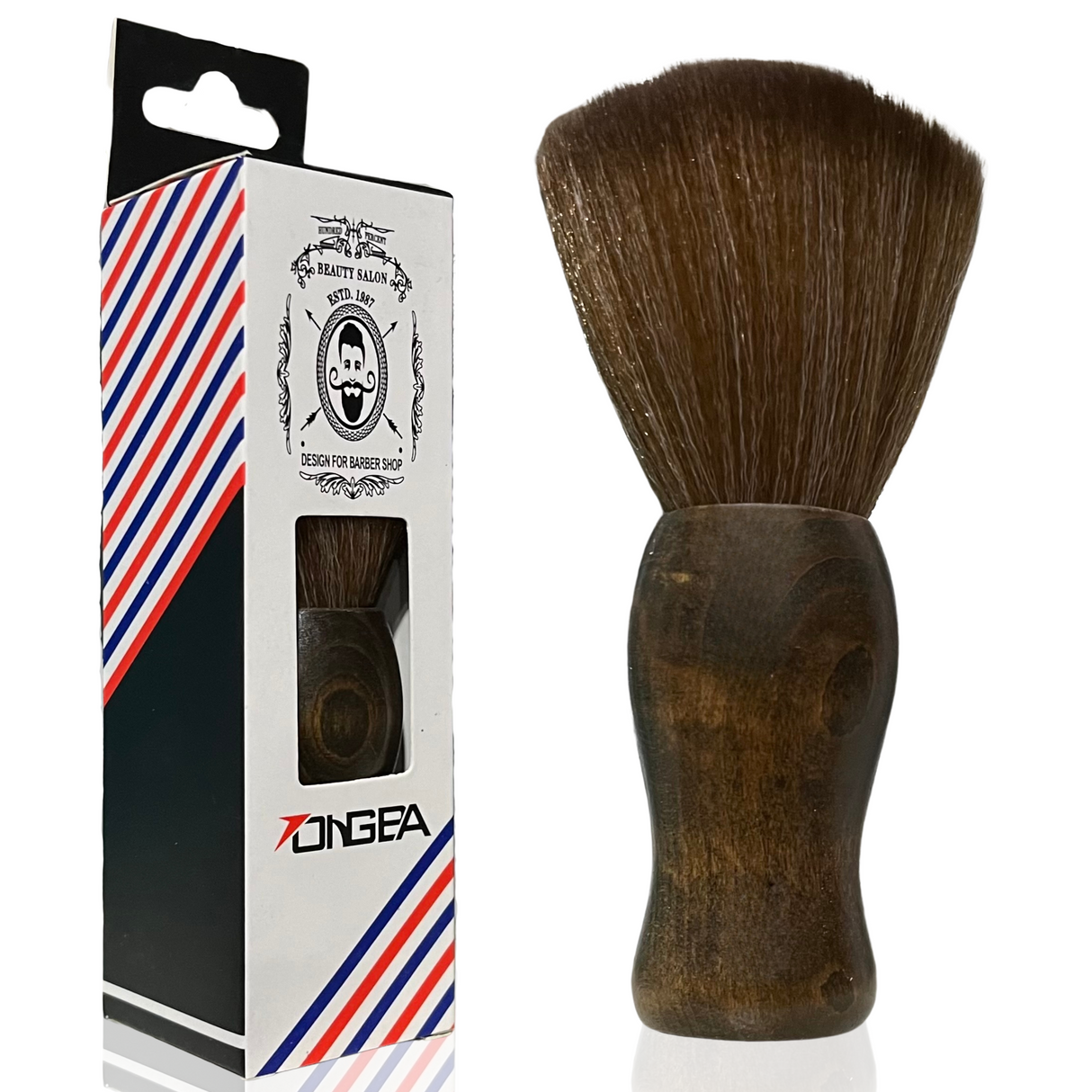 Barber Wooden Soft Neck Duster