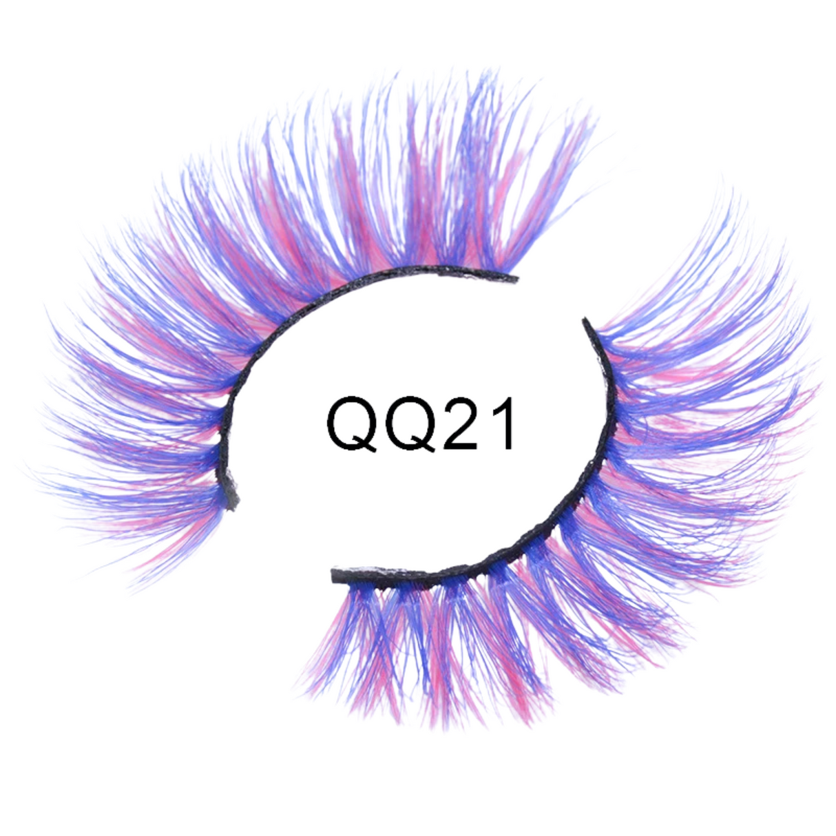 Rainbow Sunlon Eyelashes Purple