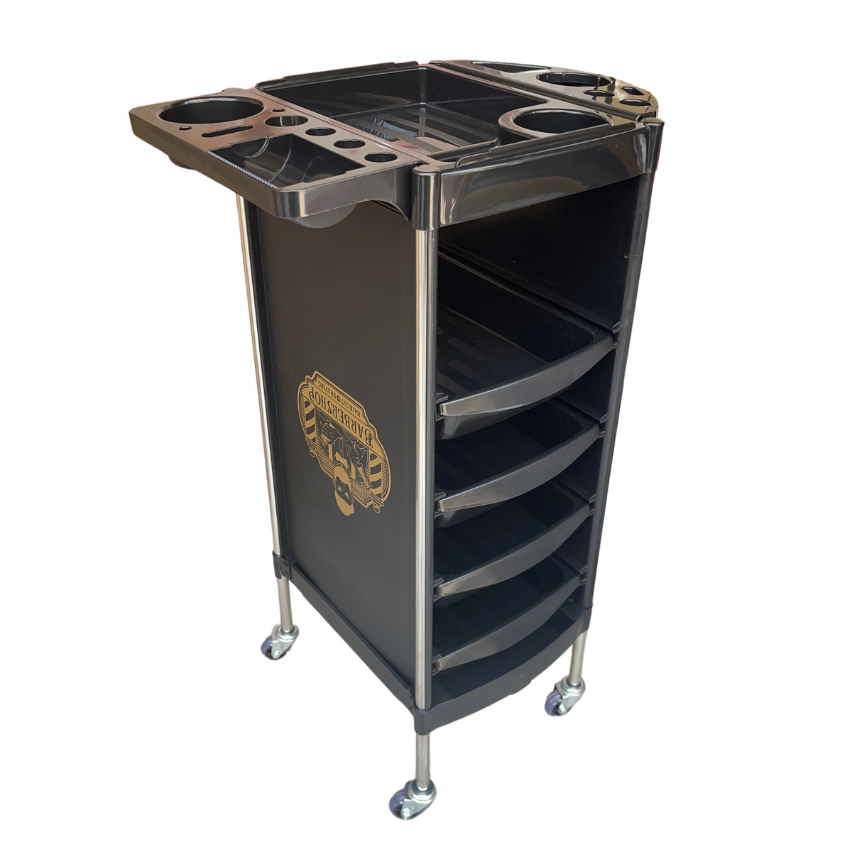 Salon BarberShop Gold & Black Trolley