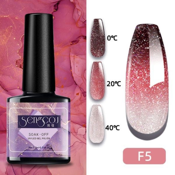 Thermal Nail Gel Polish Temperature Changing Colors - Theresia Cosmetics - Theresia Cosmetics