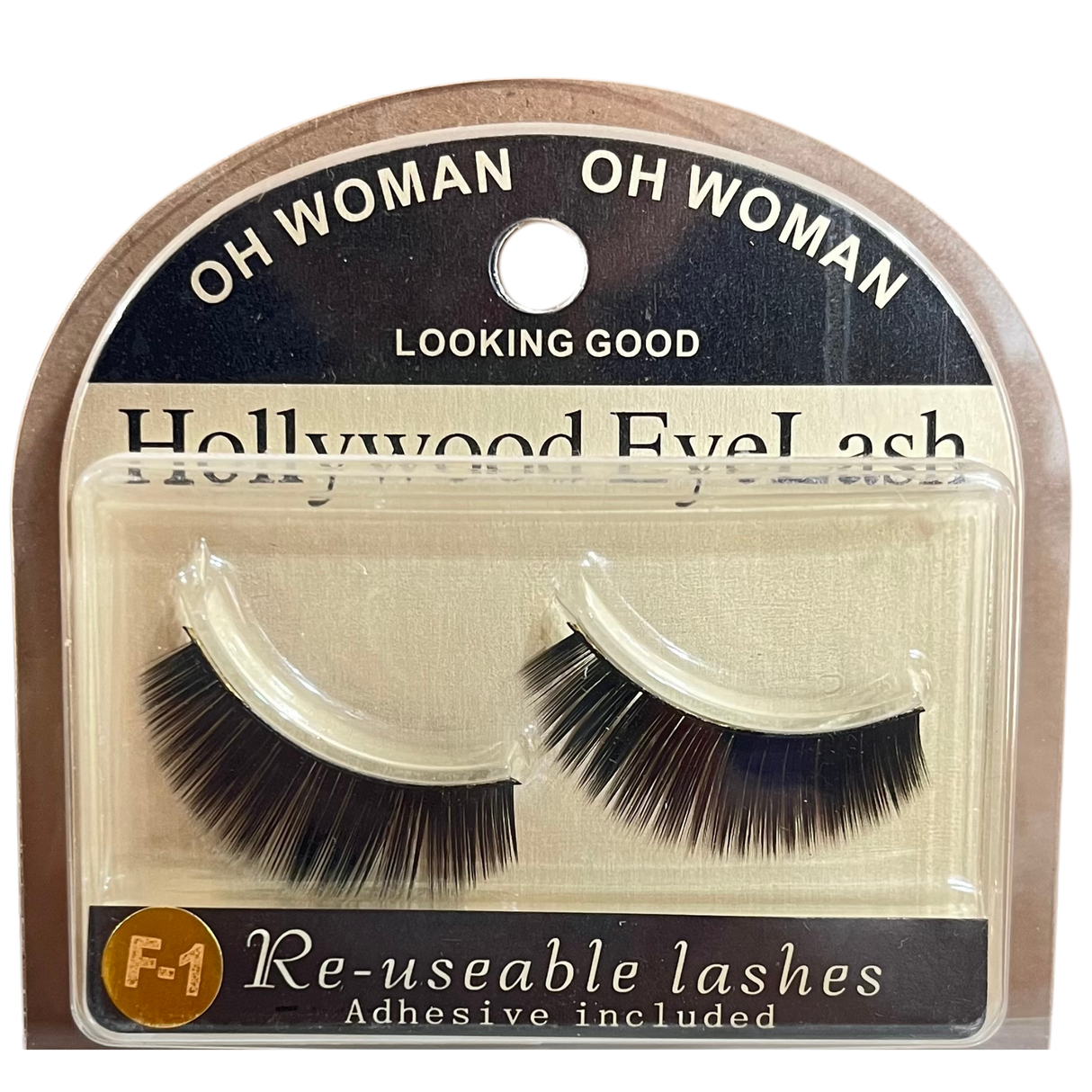 Hollywood EyeLashes Re-usable - adhesive included
