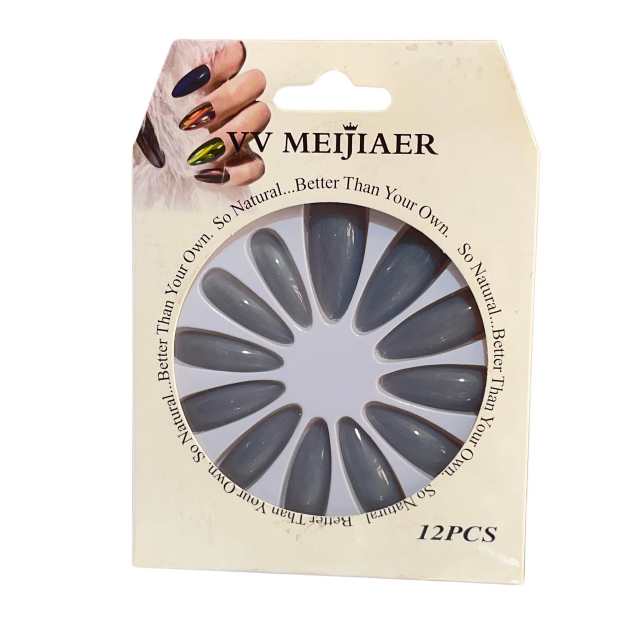 VV MEIJIAER 12 Pcs Nail Design With Glue