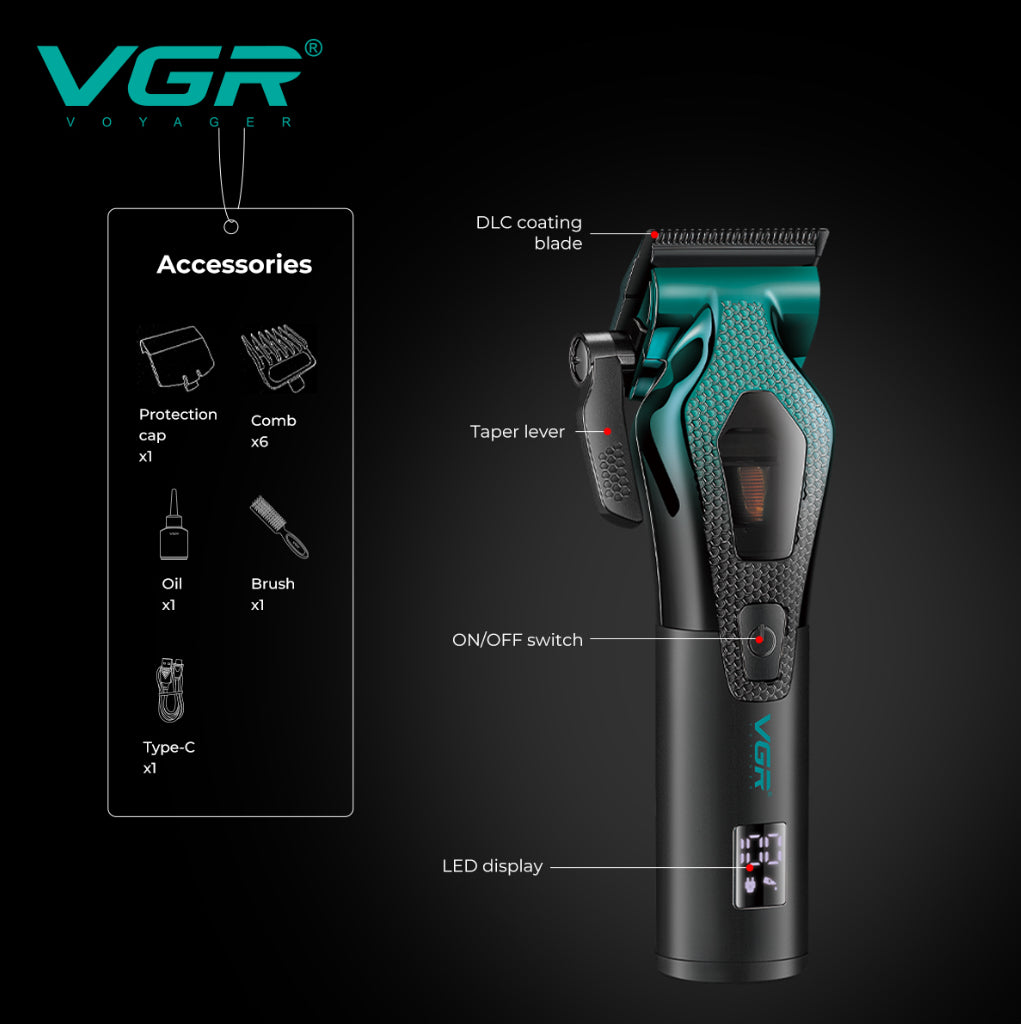 VGR V-271 Hair Clipper 8000-11000 RPM Vector