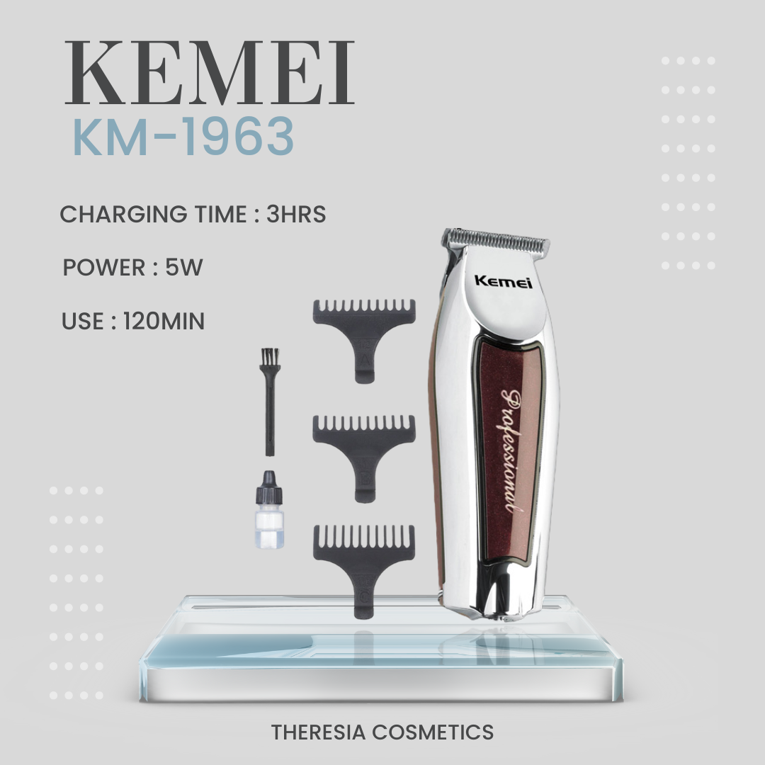 Kemei 1963 - Theresia Cosmetics - Barber Machines - Theresia Cosmetics