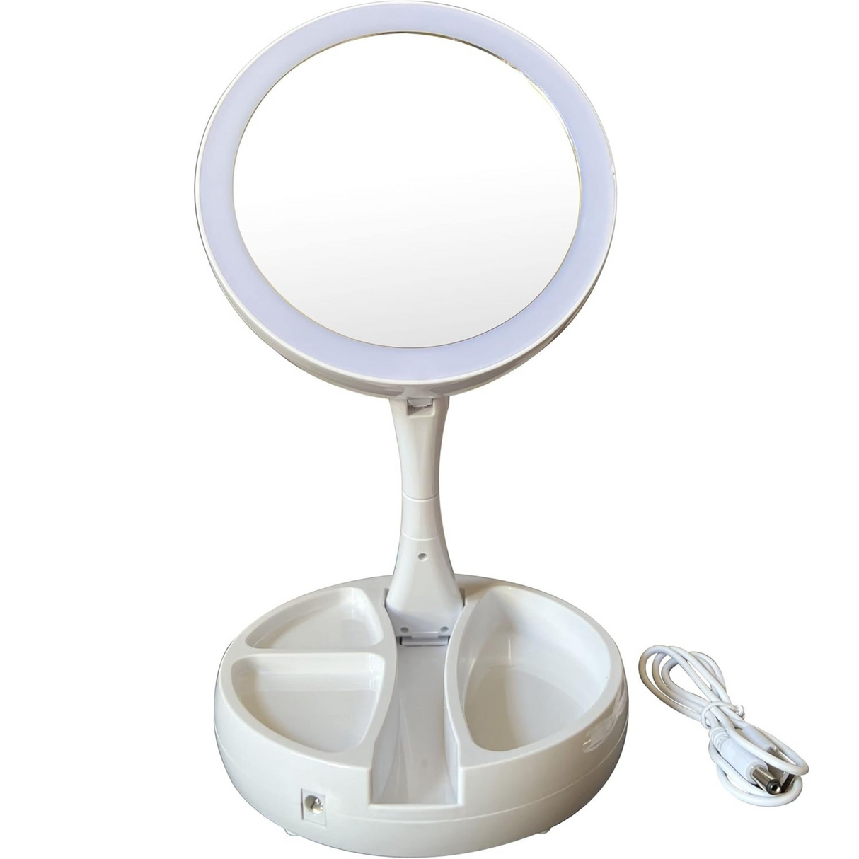 Led Mirror Light TriColor Lighting 10x and 1x magnification