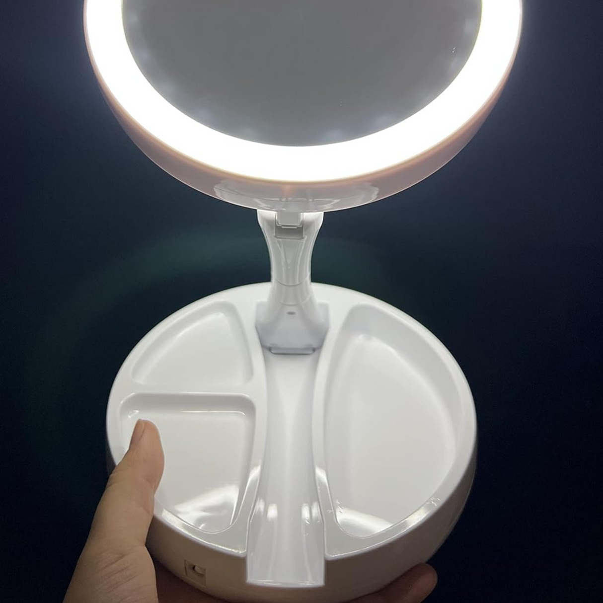 Led Mirror Light TriColor Lighting 10x and 1x magnification