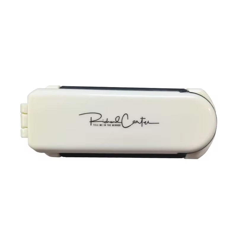 Mini Detangling Foldable Brush Built-in Mirror