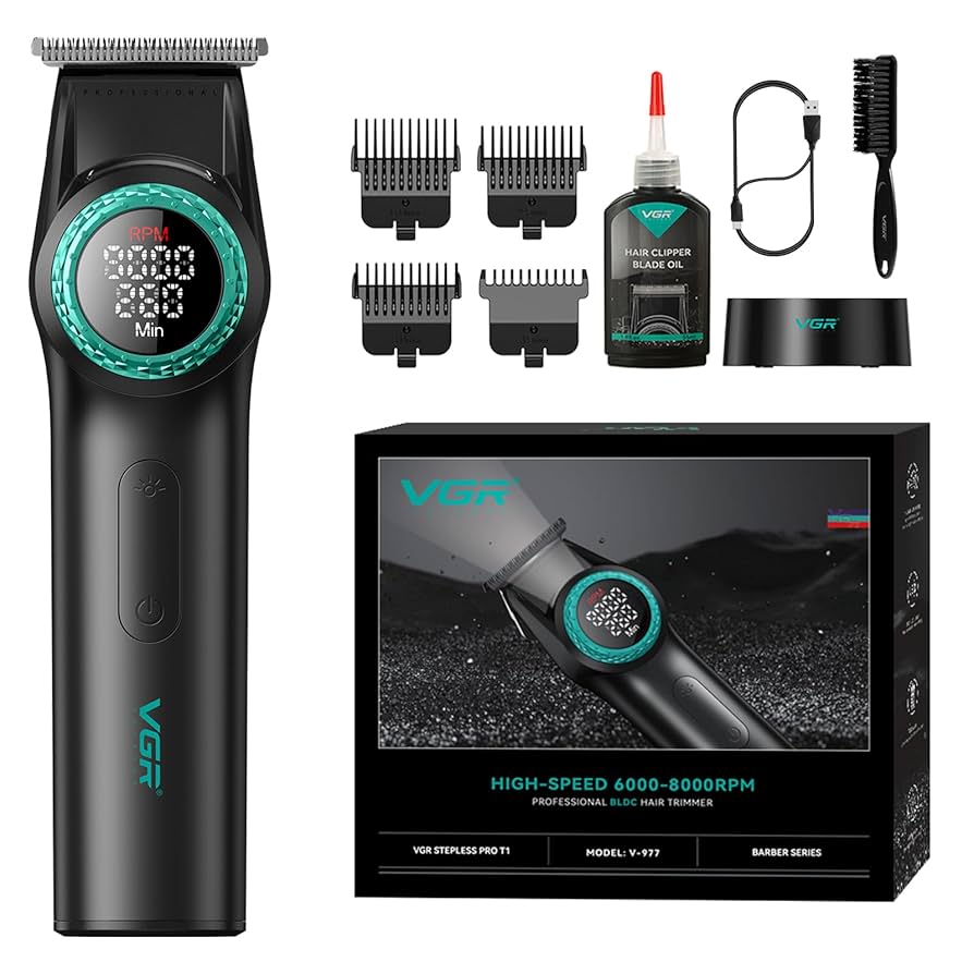 VGR 977 Professional Hair Trimmer 8000rpm