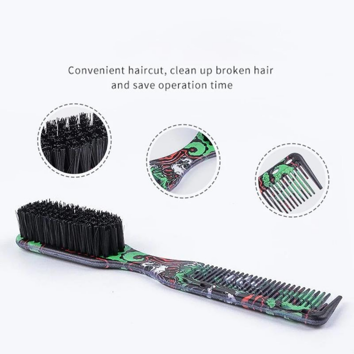 Barber Style 2-in-1 Brush Comb
