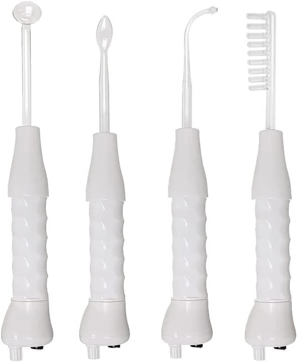 Portable High Frequency Instrument Facial Skin Electrode Wand Neon Electrotherapy Glass Tube Acne Spot Remover Handheld