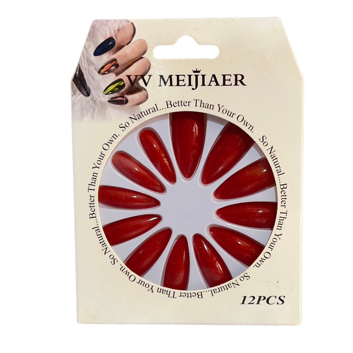 VV MEIJIAER 12 Pcs Nail Design With Glue