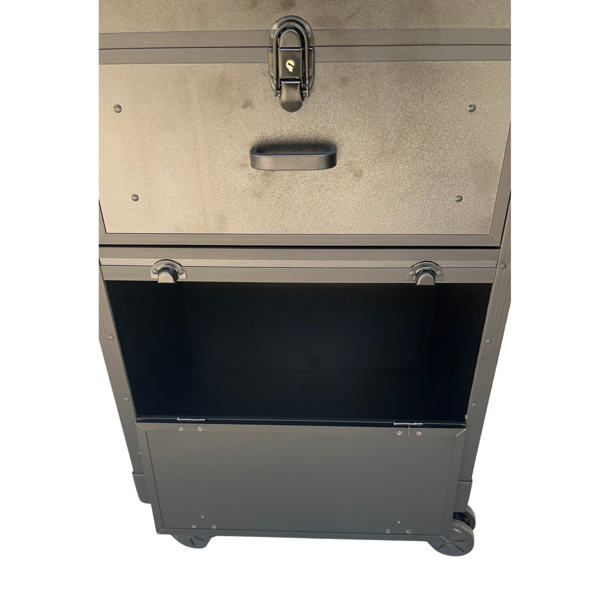 Portable Professional Black Salon Tool Storage Case