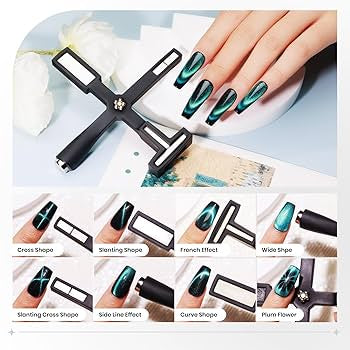 5 in 1 Nail Magnet Tool for Cat Eye Gel Nail Polish Multi-Function Magnetic