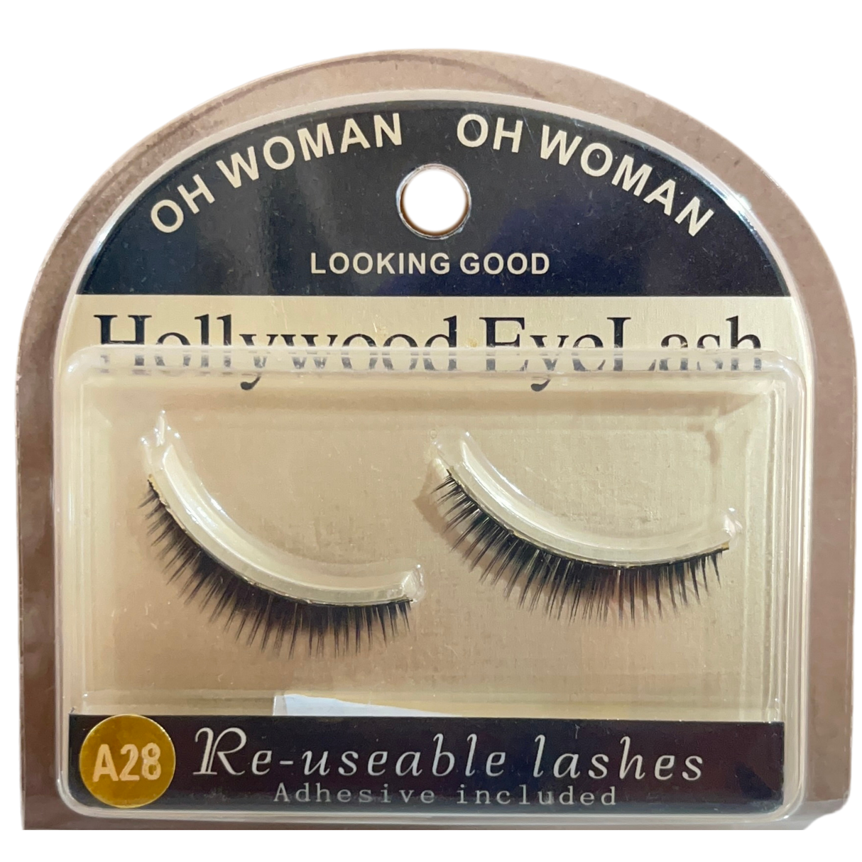 Hollywood EyeLashes Re-usable - adhesive included