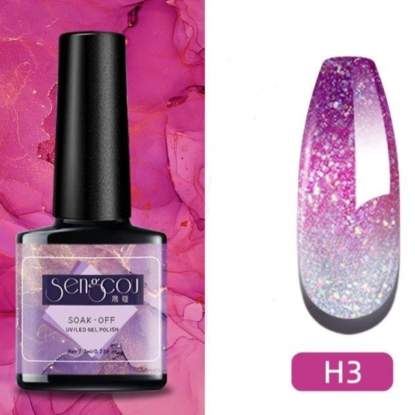 Thermal Nail Gel Polish Temperature Changing Colors - Theresia Cosmetics - Theresia Cosmetics