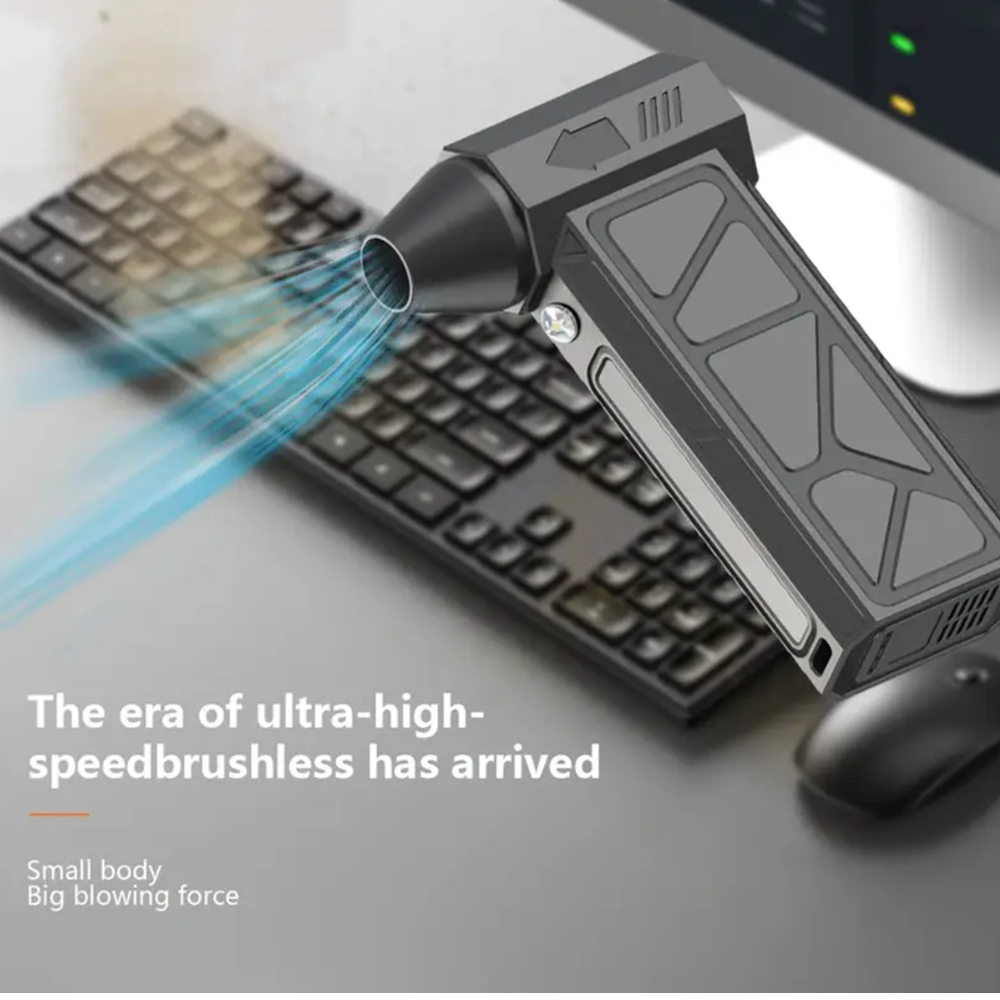 Multi functional Electric Air Duster 130,000 RPM 4000mAh – High Speed Turbo Fan