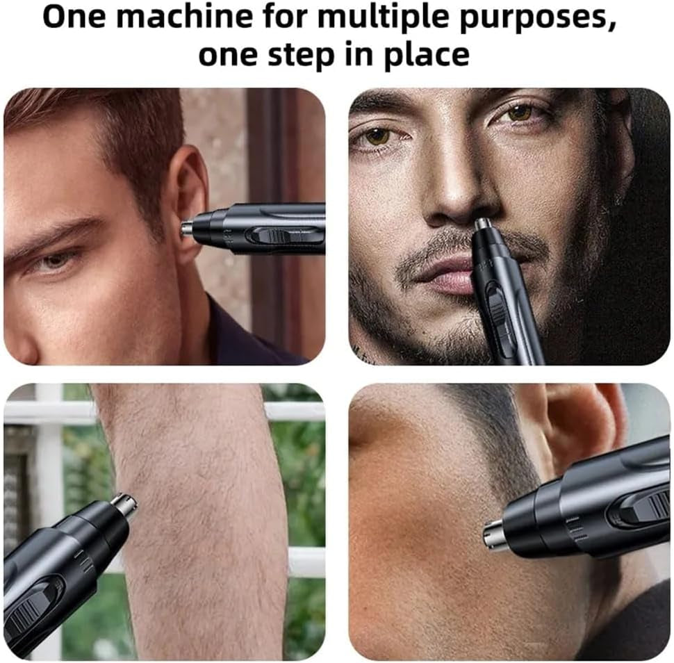 SPORTSMAN Nose and Ear Hair Trimmer – 9,000 RPM Precision Tool