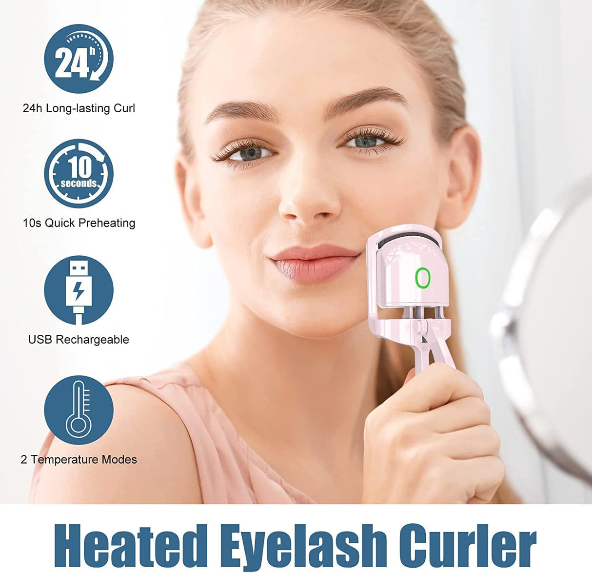 Heated Eyelash Curler for Beautiful Eyelash