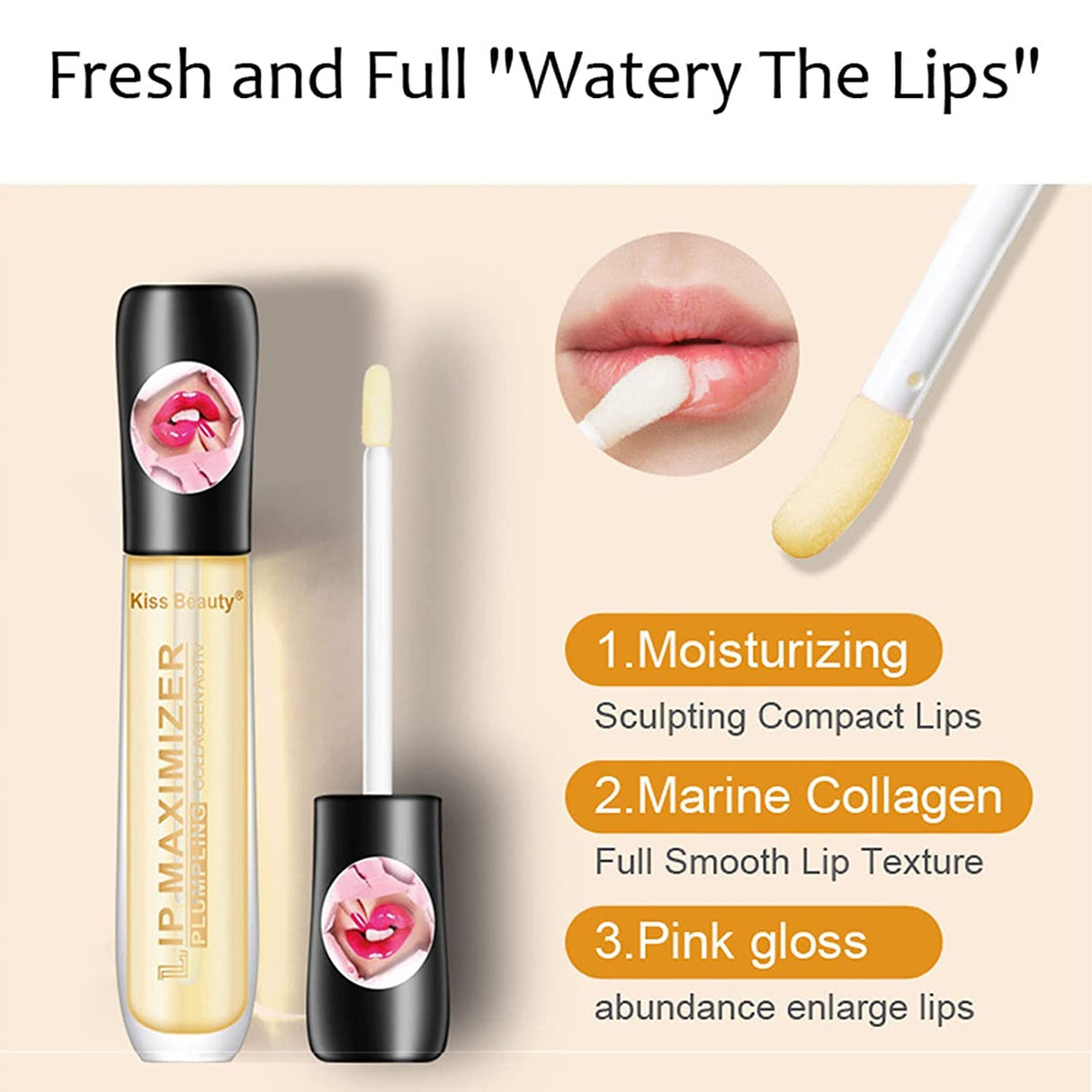 Kiss Beauty Lip Plumper - Theresia Cosmetics - Makeup - Theresia Cosmetics