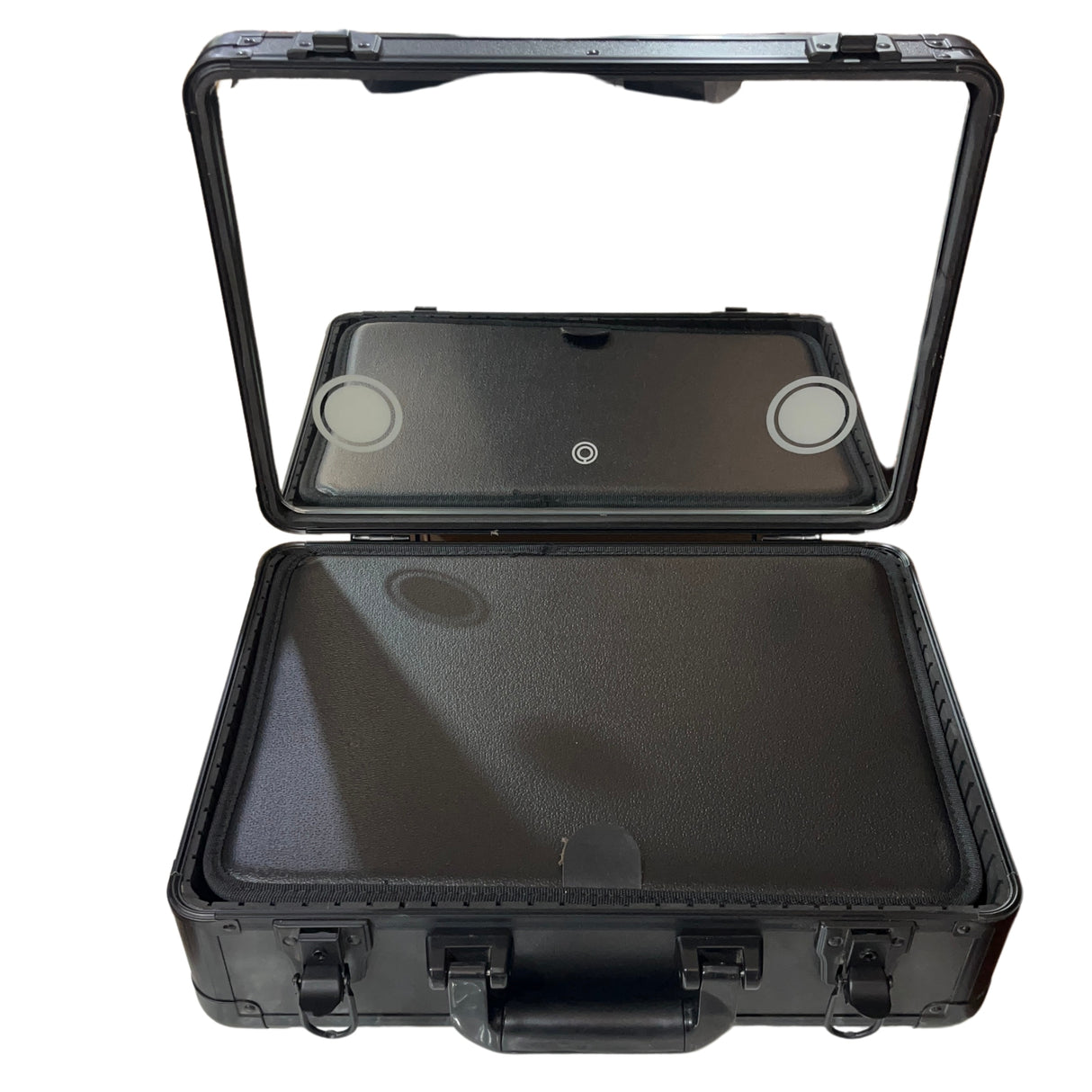 Black Make-up Case With Mirror and light