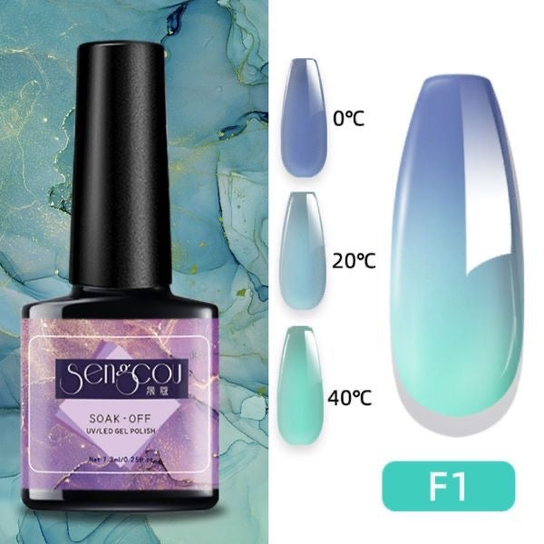 Thermal Nail Gel Polish Temperature Changing Colors - Theresia Cosmetics - Theresia Cosmetics