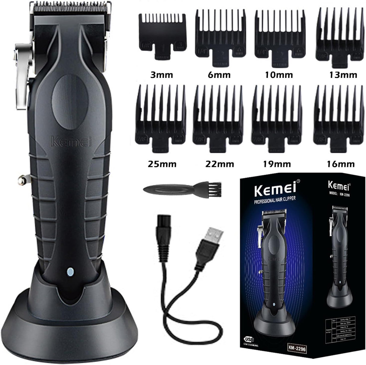 KEMEI km 2296 Professional Cordless Hair Clipper
