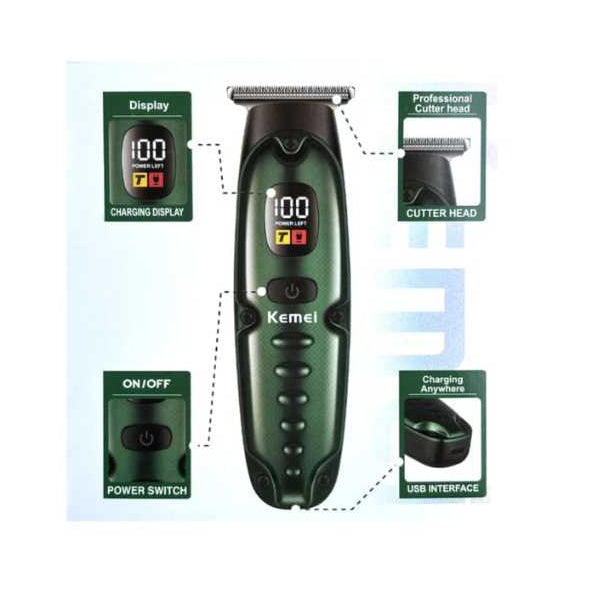 Kemei km-2259 Men's Rechargeable Cordless Hair Trimmer