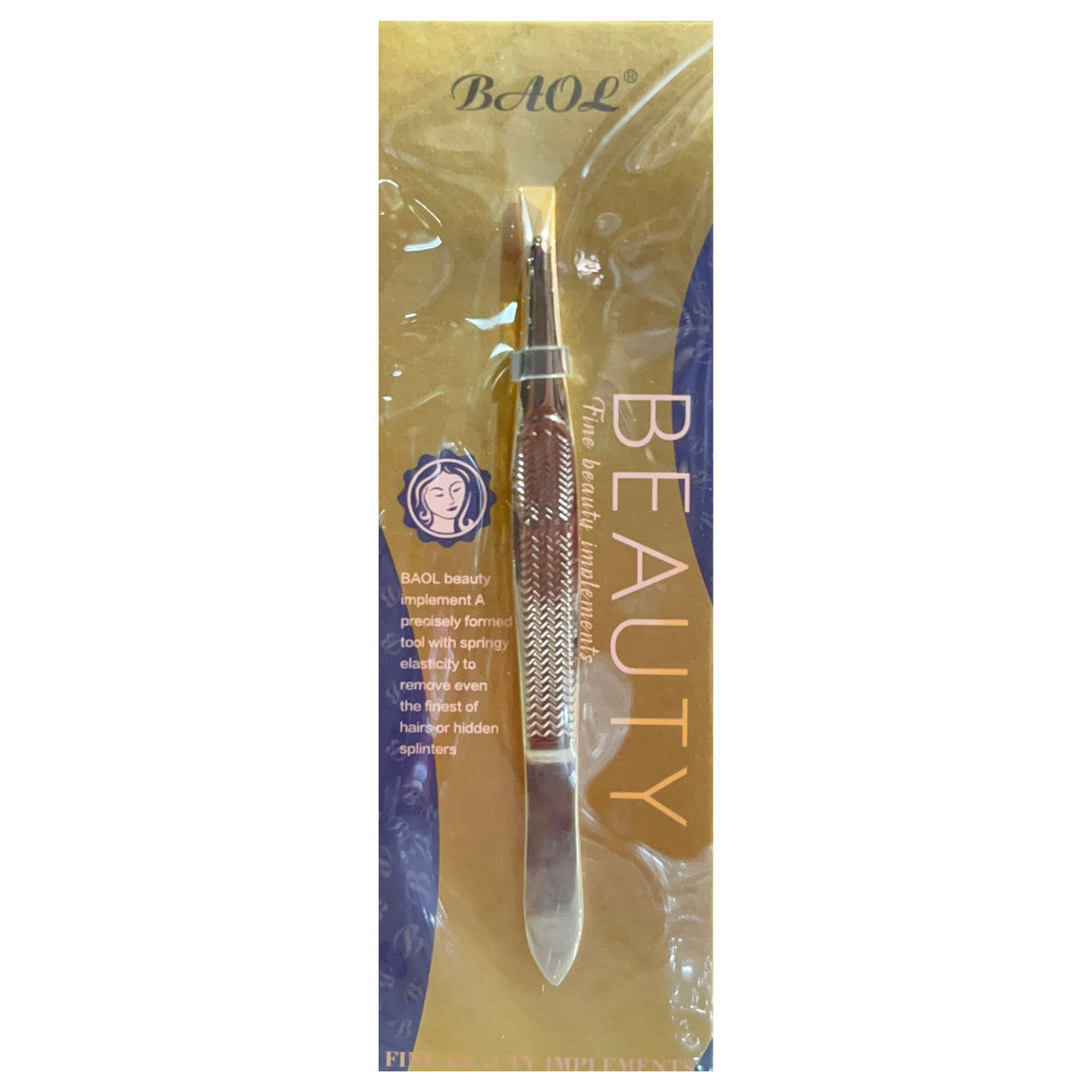 Baol Tweezer For Eyebrows Gold