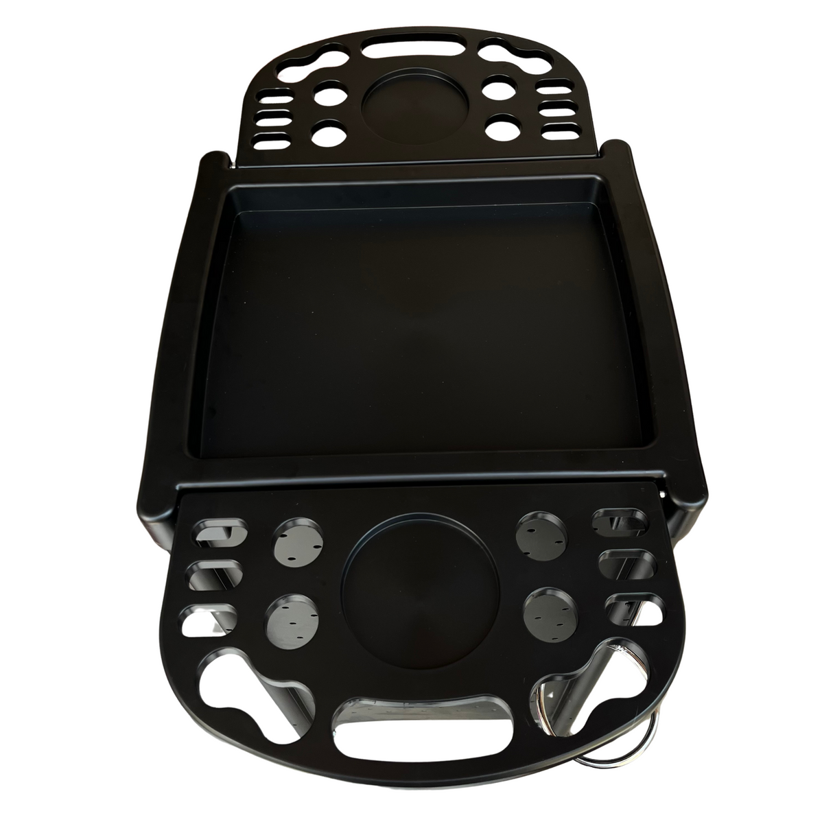 Salon Metal Full Black Trolley